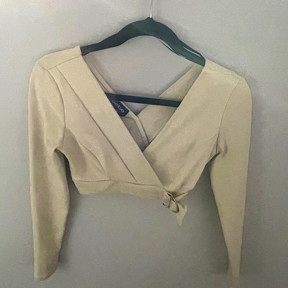 Bebe Ultrasuede Crop Top - Picture 3 of 6